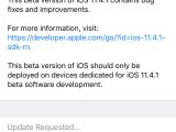 iOS 11.4.1 Developer Beta 1