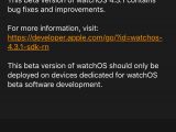 watchOS 4.3.1 beta 5