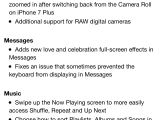 iOS 10.2 release notes