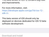 iOS 12 beta 8