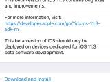 iOS 11.3 Developer beta