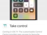 iOS 11 teaser on iOS 11