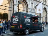 Huawei's Juice Van on Regent Street in London