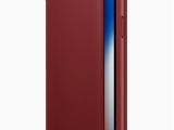 (PRODUCT)RED iPhone X Leather Folio