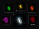 Galaxies revealed in different wavelengths