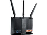 ASUS DSL-AC68R router side view