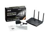 ASUS RT-N18U router and accessories