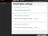 The tool lets you alter GrimeFighter settings.