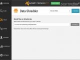 Data shredder is a tool embedded in the Premier edition that allows you to wipe out files permanently from your computer.
