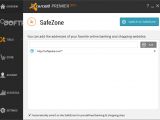 Avast Premier 2015: Turn on the SafeZone to securely write banking information online