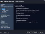 Configure antivirus settings in AVG Internet Security 2016