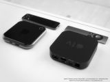 Apple TV 4 concept next to the current Apple TV