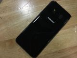 Back panel of black Galaxy S8