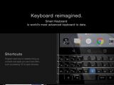 BlackBerry KeyOne QWERTY keyboard