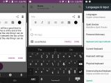 BlackBerry Keyboard settings, on-screen keys and nice story written with suggestions only