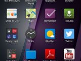 BlackBerry OS 10.3.1 home screen