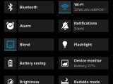 BlackBerry OS 10.3.1 notification screen