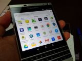 BlackBerry Passport Silver Edition showing Android apps