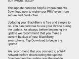 BlackBerry PRIV February security update