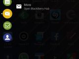 BlackBerry PRIV productivity tab