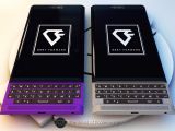 BlackBerry Venice in purple and gray