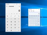 A comparison between the Windows 10 Calculator and the old Calculator from Windows 7