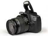 Canon EOS 1200D camera and flash