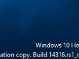 Windows 10 (Build 14316)