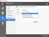 Wipe all drive data or just free space to block data recovery tools using CCleaner