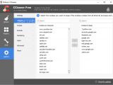 Manage web browser cookies using CCleaner
