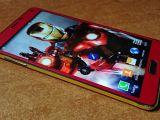 Samsung Galaxy Note 4 Iron Man Edition in bright red