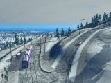 Cities: Skylines - Snowfall railway action