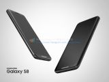 Side view of Galaxy S8 concept