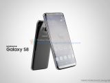 Front and rear view of Galaxy S8 concept