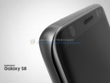 Top view of Galaxy S8 concept