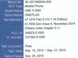 FCC details regarding the possible OnePlus X
