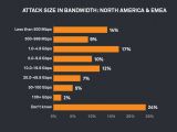 DDoS attacks, in badnwidth