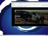 The KDE Desktop with Netflix running