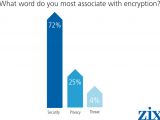 What word do you associate with encryption?