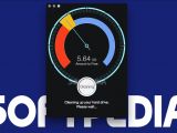 Disk Diag displays a colorful animation that lets you visualize how much space has been freed