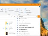 New search options in File Explorer
