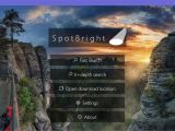 SpotBright on Windows 10 desktop
