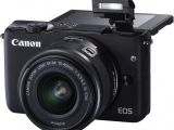 Canon EOS M10 LCD Monitor and flash