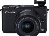 Canon EOS M10 with flash