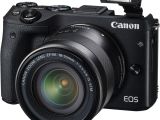 Canon EOS M3 with flash