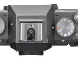 Fujifilm X-T100 silver - top view