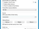 DropIt: Configure various settings