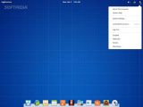 The system menu of elementary OS Freya Beta 2