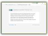 The Banking and Payment Protection module of ESET Internet Security 10 Beta launches a secure browser