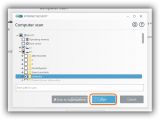 Select the drives or folders to include in the custom scan of ESET Internet Security 10 Beta